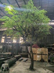 Custom 4.65-meter artificial banyan tree for a cafe in Manila
