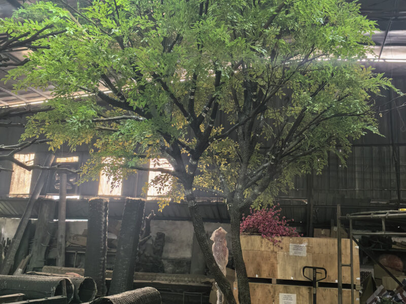 Custom 4.65-meter artificial banyan tree for a cafe in Manila